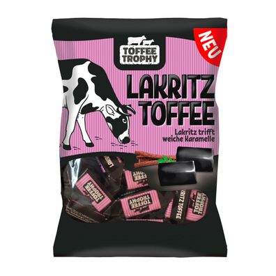 Toffee Trophy Lakritz Toffee einzeln verpackte weiche Toffees 200g