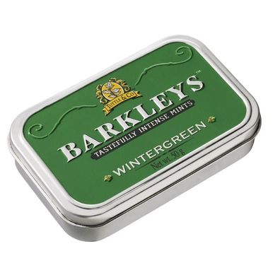 Barkleys Wintergreen Pastillen mit Eukalyptus Geschmack Dragees 50g