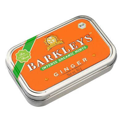 Barkleys Bio Ginger Mints Pfefferminze mit Ingwergeschmack 50g