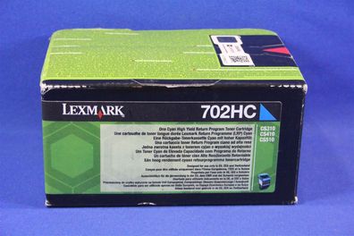 Lexmark 702HC Toner Cyan 70C2HC0 -B