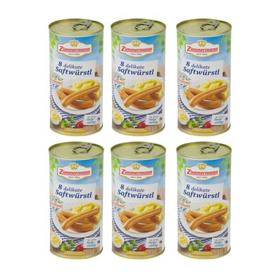 Food-United bayerische Bockwürste Bockwürstchen Zimmermann 6x550g Dose