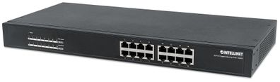 Intellinet 560993 Intellinet Switch 16x GE Rackmount PoE