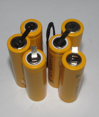 Akkupack für Metz 45-40 - 7,2 Volt zum Selbsteinbau