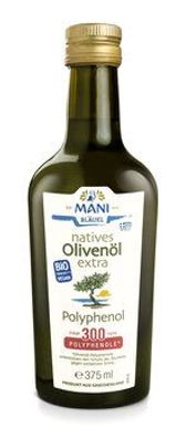 MANI® 6x MANI natives Olivenöl extra, Polyphenol, bio, 0,375l 375ml