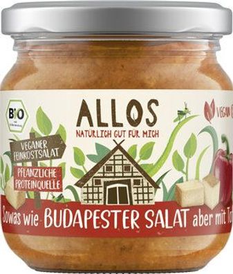 Allos 3x Feinkostsalat wie Budapestersalat 165g