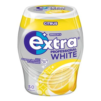 Wrigleys Extra Professional WHITE Citrus Dose 50 Dragees 70g