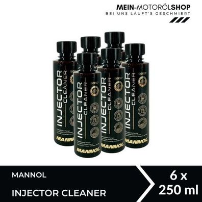 Mannol Injector Cleaner Einspritzdüsenreiniger für Benzinmotoren 6x250 ML