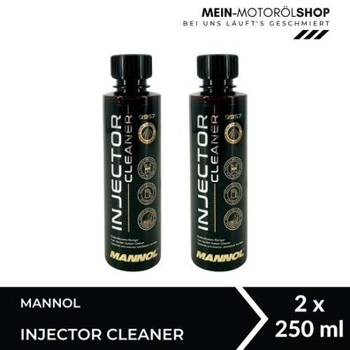 Mannol Injector Cleaner Einspritzdüsenreiniger für Benzinmotoren 2x250 ML