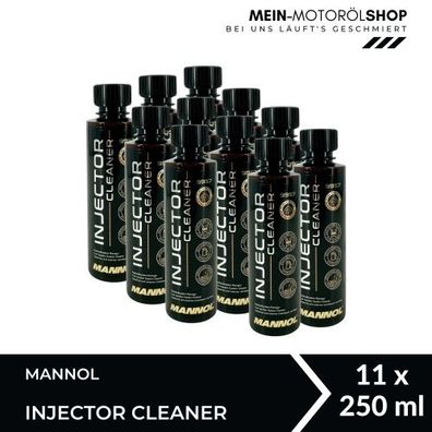 Mannol Injector Cleaner Einspritzdüsenreiniger für Benzinmotoren 11x250 ML