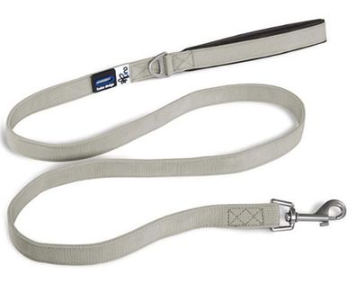 Hundeleine Basic Leash 140 x 2 cm Nylon grau