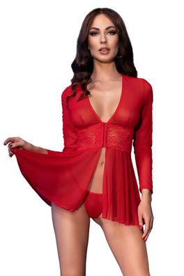 Chilirose - Negligee CR4469 rot - (L, , , L)