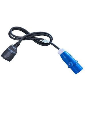 230V Adapter Kabel 150cm CEE Stecker - Schuko Kupplung