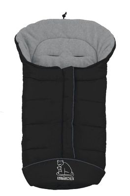 Heitmann Felle Winterfußsack Serie "Eisbärchen" Farbe: Grau/Schwarz 7965GS