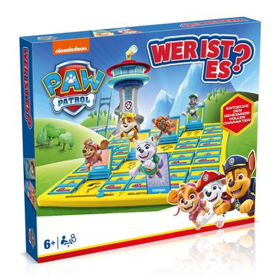 Wer ist es? - Paw Patrol Kinderspiel Gesellschaftsspiel Fragespiel Reisespiel