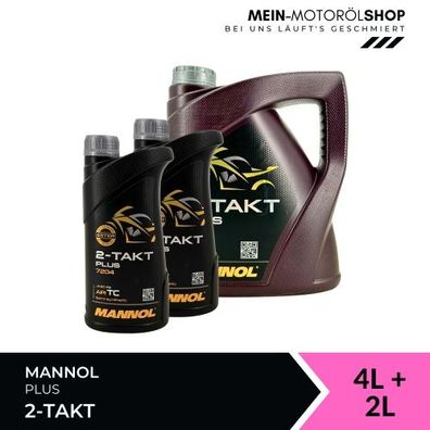 Mannol 2-Takt Plus 4 + 2 Liter