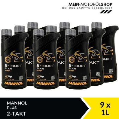 Mannol 2-Takt Plus 9x1 Liter