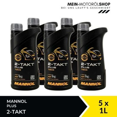 Mannol 2-Takt Plus 5x1 Liter