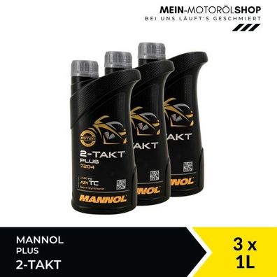 Mannol 2-Takt Plus 3x1 Liter