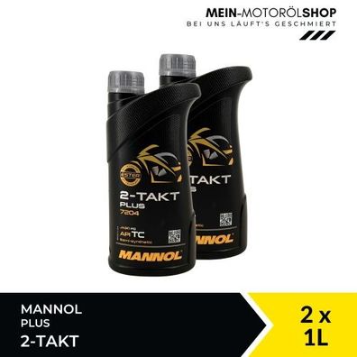 Mannol 2-Takt Plus 2x1 Liter