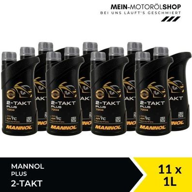 Mannol 2-Takt Plus 11x1 Liter