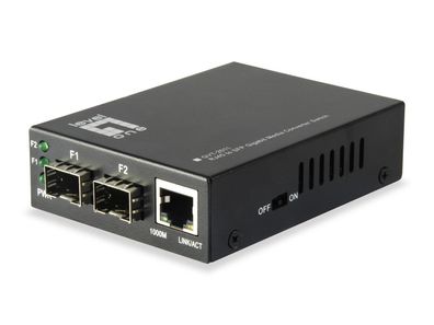 Levelone Konverter Gigabit Ethernet RJ45 -> SFP Switch