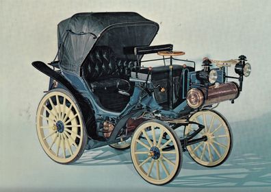 Daimler Motor-Taxometer-Droschke 1897, Foto/ Kunstdruck