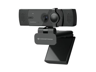 Conceptronic AMDIS08B Conceptronic Webcam AMDIS 4K Ultra-HD AF-WA WEB+2 Microph. sw