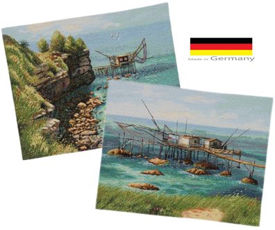 Maritime Platzdeckchen 35x45 Tischläufer Gobelin Platzmatte Deckchen Platzset