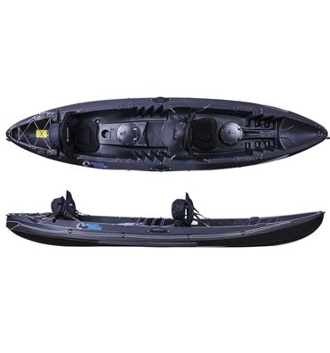 Galaxy Kayaks Tandem Solo Starterset Zweierkajak Angelkajak Sit on Top fishing