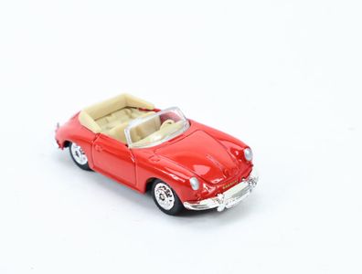 Welly 93668 Modellauto PKW Porsche 356 B Cabrio Rot 1:64