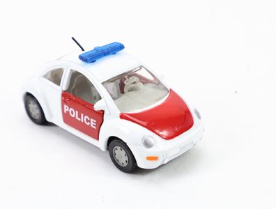 Siku 99900 Modellauto PKW VW Beeile Polizeiauto "Police" Weiß/Rot