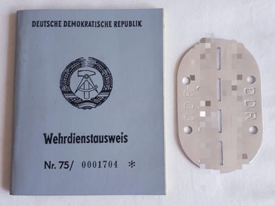 DDR NVA Wehrdienstausweis