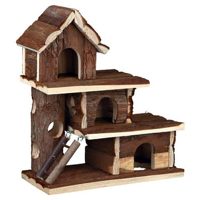 Trixie Natural Living Hamsterhaus Tammo, 25 x 30 x 12 cm Maus Hamster Kleinnager