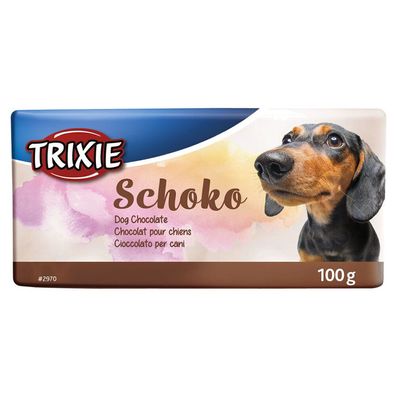 Trixie Hundeschokolade Schoko 100 g Hund Dog Leckerli Snack theobrominfrei