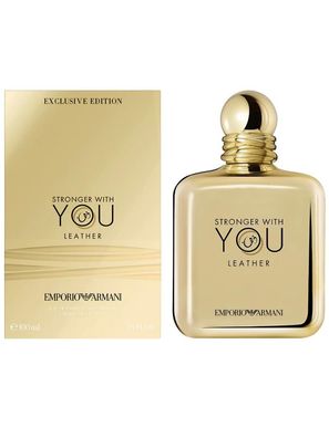 Emporio Armani Stronger With You Leather 100ml Eau De Parfum Neu