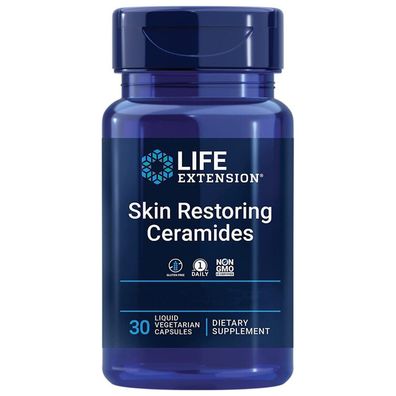 Life Extension, Skin Restoring Phytoceramides, 30 vegetarische Kapseln