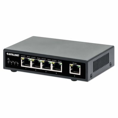 Intellinet 561839 Intellinet 5-Port Gigabit PoE+ Switch 62W