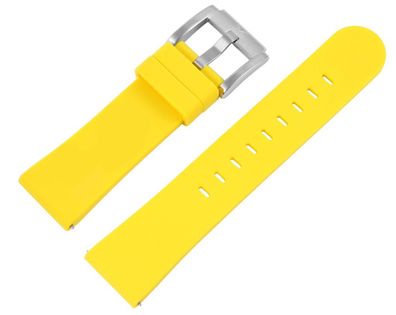 TW STEEL MC Edition | Uhrenarmband 22mm | Silikon gelb | 8400019