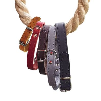 Nobby Halsband TABIL Halsband Hund Dog Leder S S-M M M-L L diverse Farben