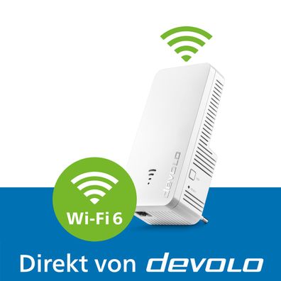 devolo WiFi 6 Repeater 3000 Mesh WLAN Verstärker Access Point WiFi Booster