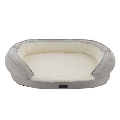 Nobby Orthopaedisches Komfortbett oval "AMCA"grau; L x B x H: 78 x 62 x 18 cm