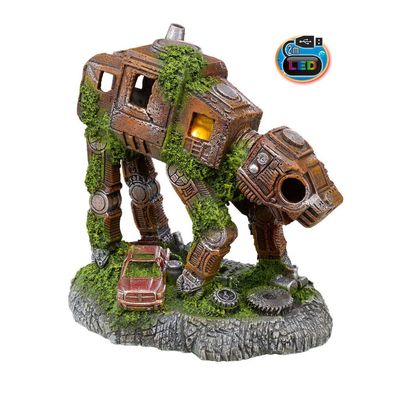 Nobby Aqua Ornaments "SCHROTT Roboter" mit LED17,8 x 12 x 18,5 cm Aquarium