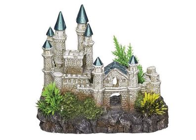 Nobby Aqua Ornaments "SCHLOSS" mit Pflanzen18,2 x 11,5 x 15,5 cm Aquarium Fisch