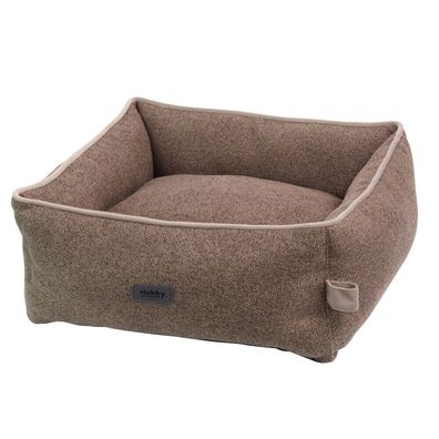 Nobby Komfortbett eckig LINOU braun L x B x H: 45 x 40 x 18 cm Bett Kissen Hund