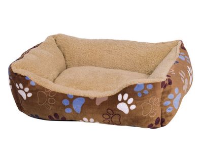 Nobby Komfortbett eckig Classic "LISSI"braun 50 x 40 x 17 cm Hund Katze Bett