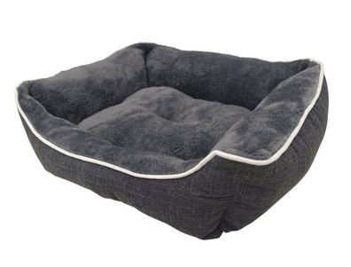 Nobby Komfortbett eckig Classic "ARNO"grau 73 x 59 x 18 cm Hund Bett