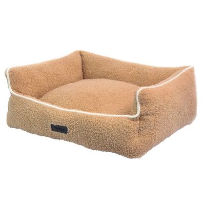 Nobby Komfortbett eckig "CLOUDY"beige L x B x h: 75 x 60 x 23 cm