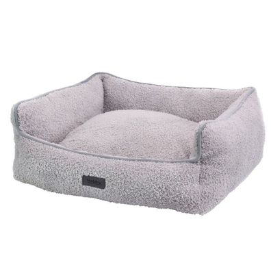 Nobby Komfortbett eckig "CLOUDY"grau L x B x h: 75 x 60 x 23 cm