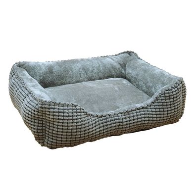 Nobby Komfortbett eckig Classic "GARIK"dunkelgrau L x B x H: 60 x 50 x 18 cm