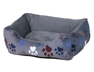 Nobby Komfortbett eckig Classic "LISSI"dunkelgrau 70 x 60 x 20 cm Hund Katze